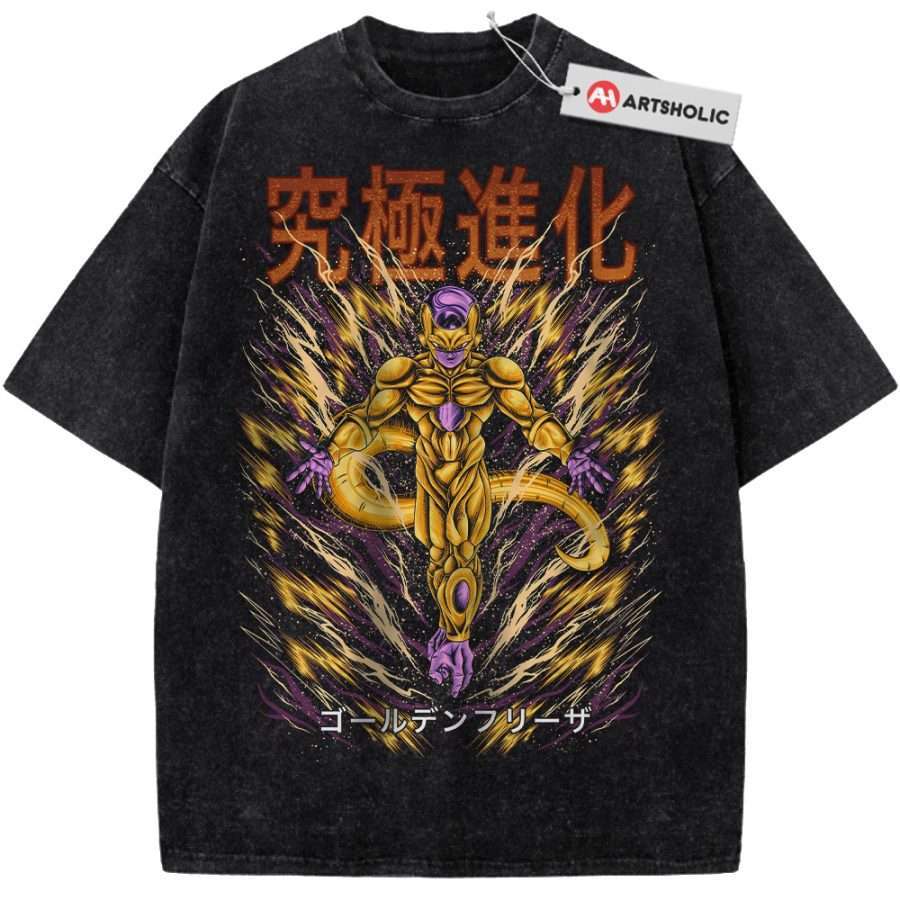 Alternative view of Golden Frieza Shirt, Dragon Ball Shirt, Anime Shirt, Vintage T-Shirt