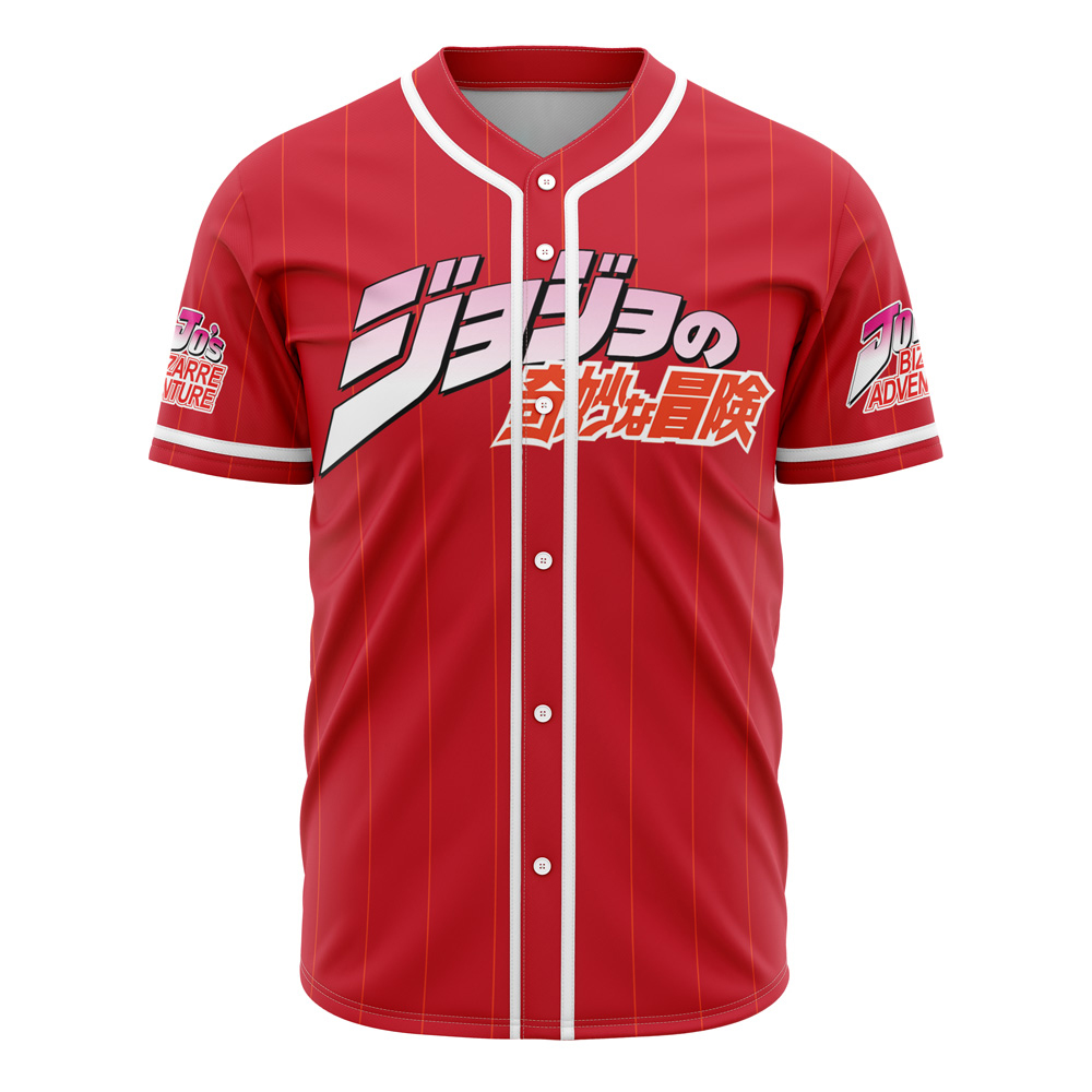 Golden Wind Squad Jojo's Bizarre Adventure Custom Baseball Jersey - Otaku Hall