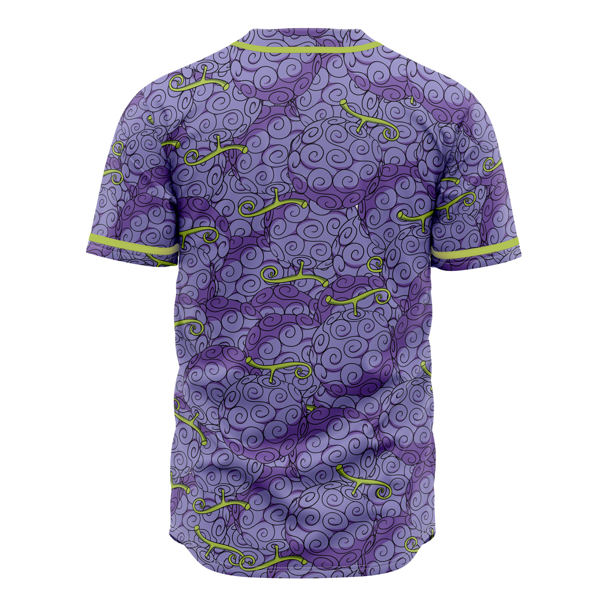 Alternative view of Gomu Gomu No Mi Devil Fruit One Piece Baseball Jersey