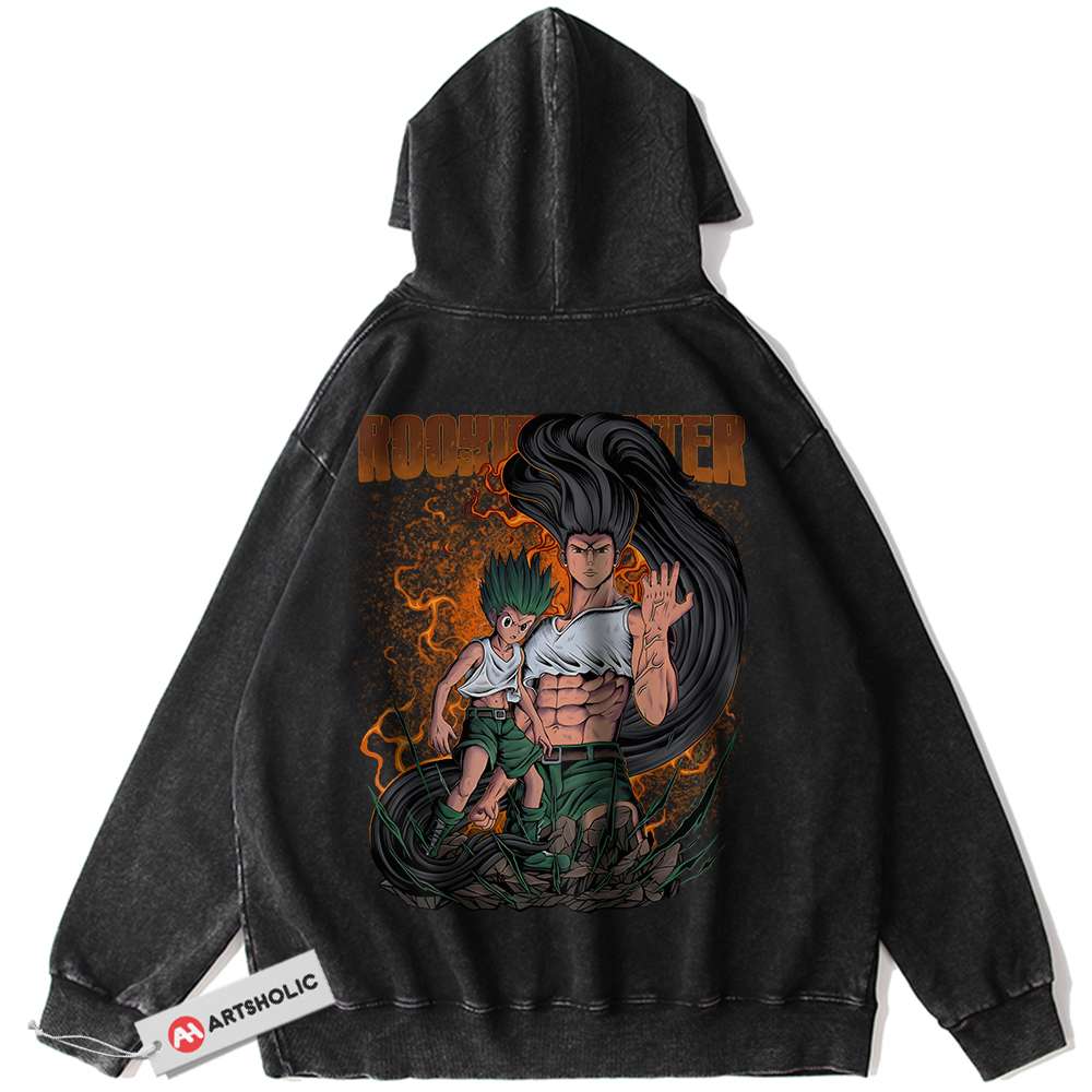 Gon Freecss Hoodie, Hunter x Hunter Hoodie, HxH Hoodie, Anime Hoodie, Vintage Hoodie