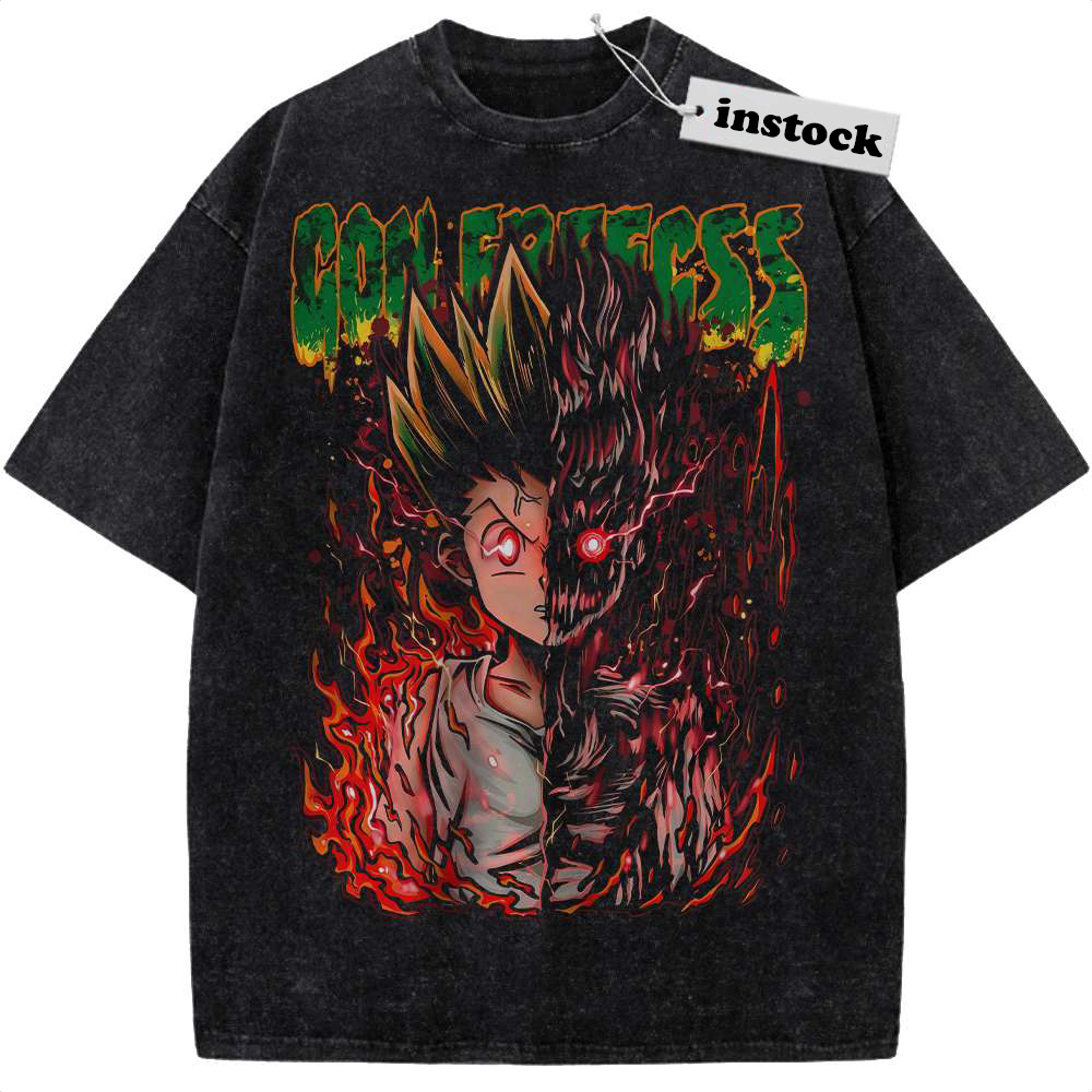 Gon Freecss Shirt, Hunter x Hunter Shirt, HxH Shirt, Anime Shirt, Vintage Tee