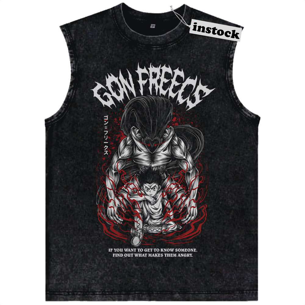 Gon Freecss Tank Top, Hunter x Hunter Tank Top, HxH Tank Top, Anime Tank Top, Vintage Tank Top