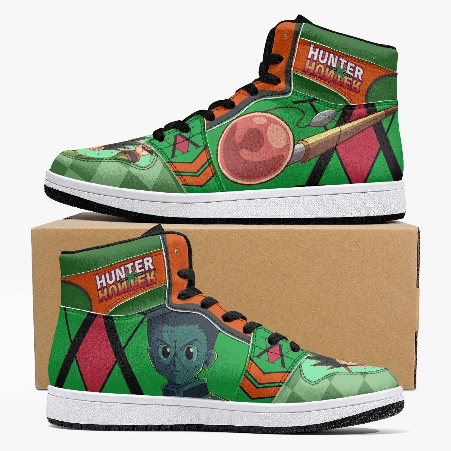 Gon Hunter X Hunter Custom Sneaker Mid 1 Basketball Shoes - Otaku Hall