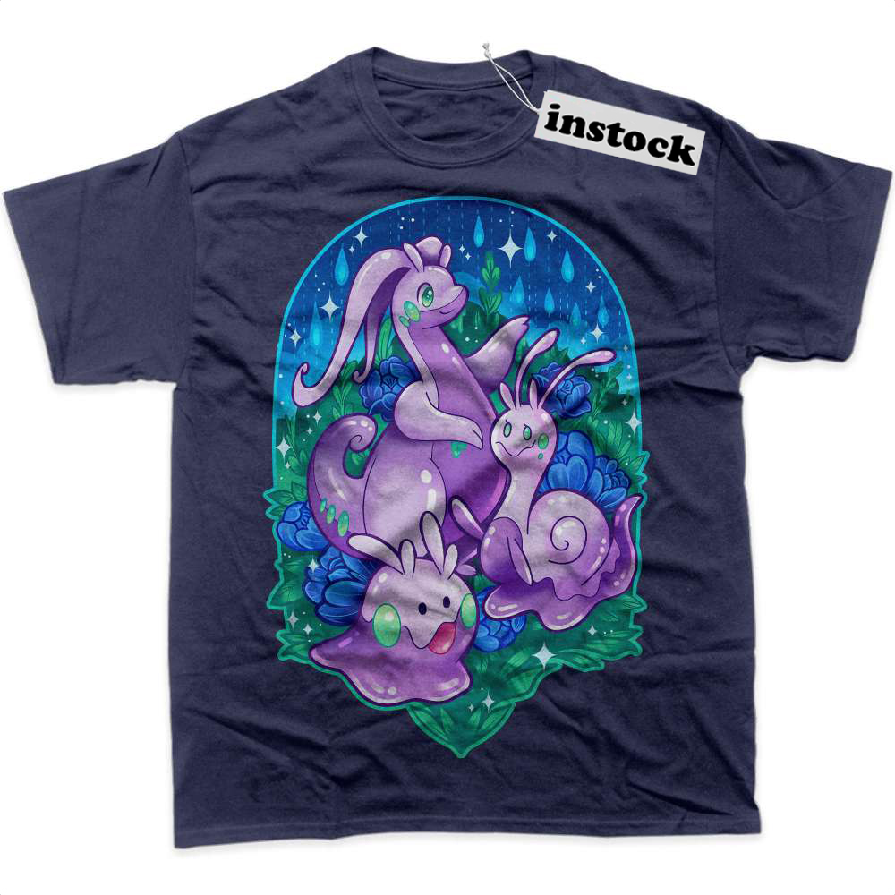 Goomy Shirt, Sliggoo Shirt, Goodra Shirt, Pokemon Shirt, Anime Shirt, Graphic T-Shirt
