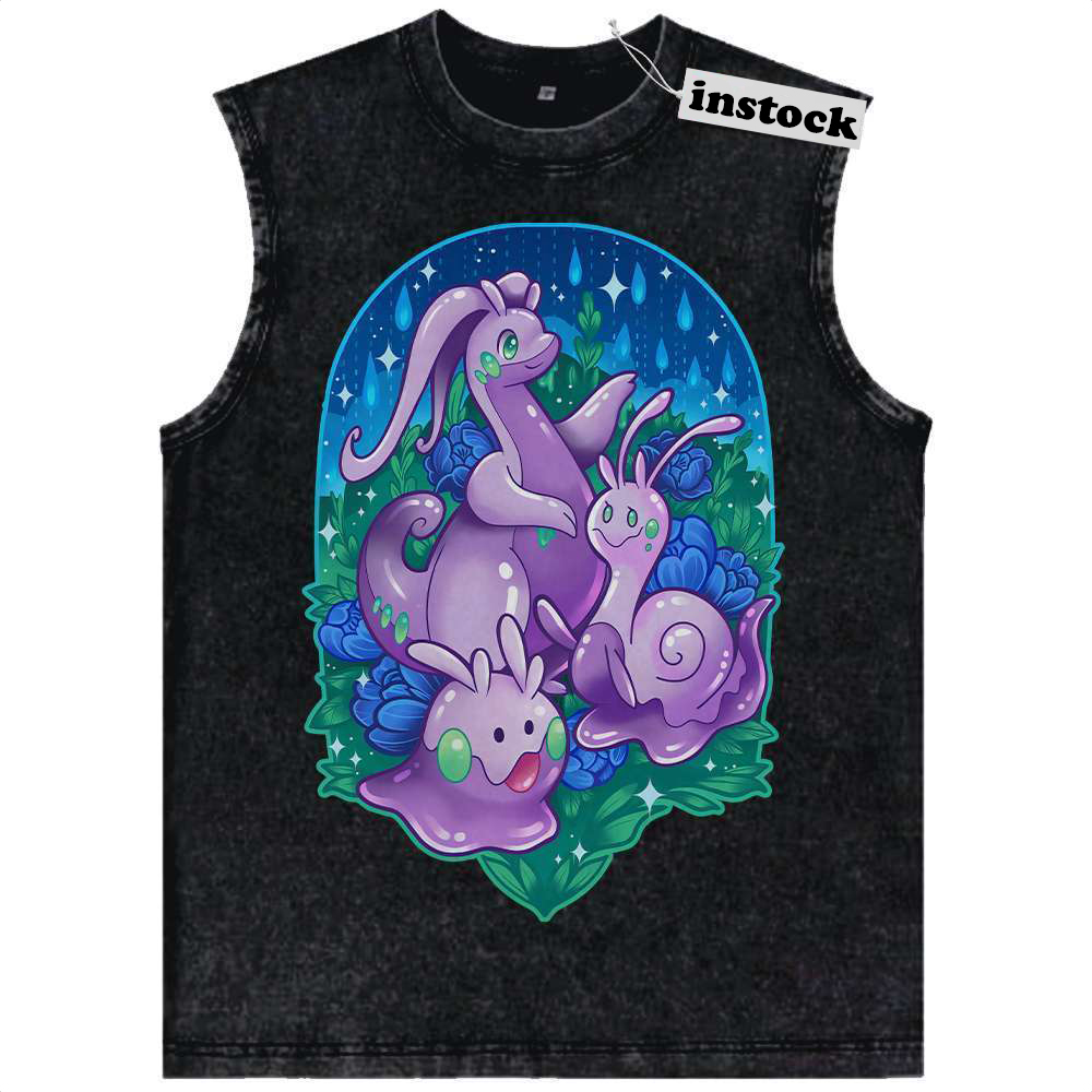Goomy Tank Top, Sliggoo Tank Top, Goodra Tank Top, Pokemon Tank Top, Anime Tank Top, Vintage Tank Top