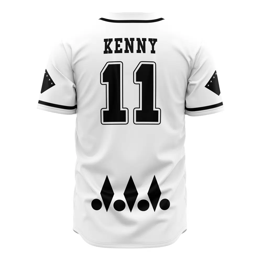 Alternative view of Gotei 13 Kenny Bleach Baseball Jersey