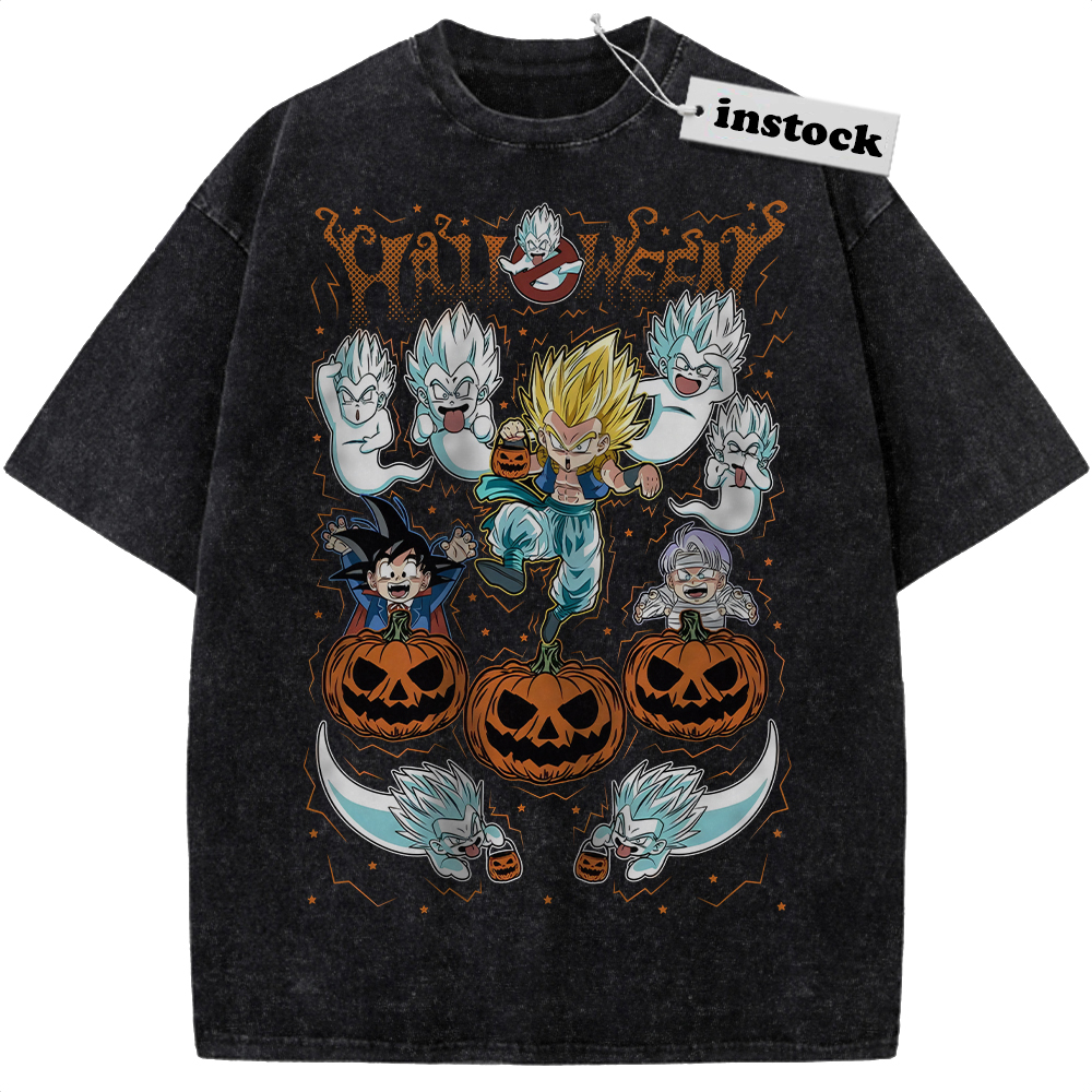 Gotenks Halloween Shirt, Trunks Shirt, Son Goten Shirt, Dragon Ball Shirt, DBZ Shirt, Anime Shirt, Vintage Tee