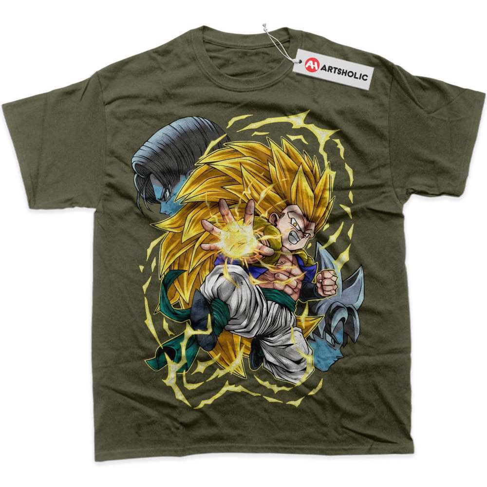 Alternative view of Gotenks Shirt, Dragon Ball Shirt, Anime Shirt, Graphic T-Shirt