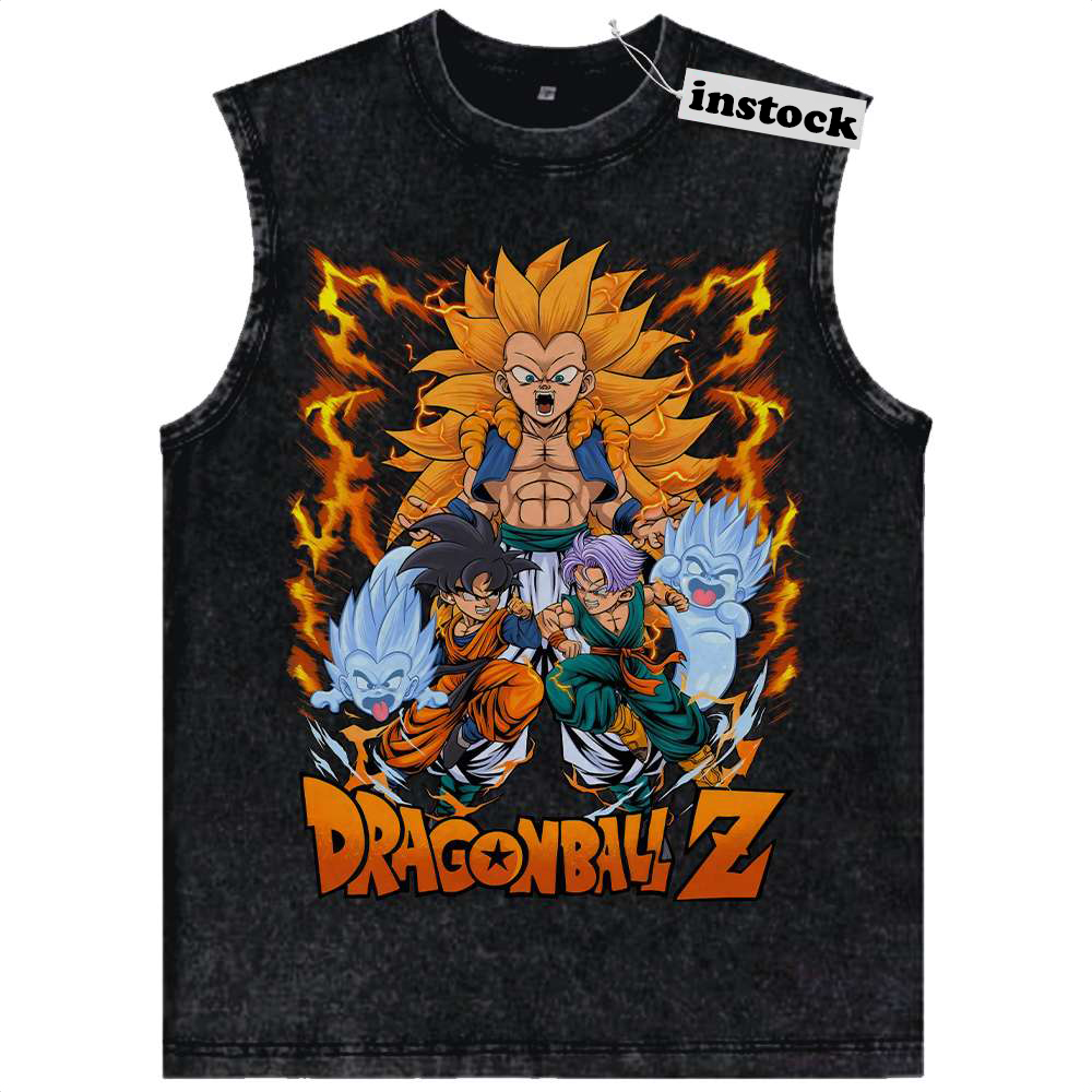 Gotenks Tank Top, Dragon Ball Z Tank Top, DBZ Tank Top, Anime Tank Top, Vintage Tank Top