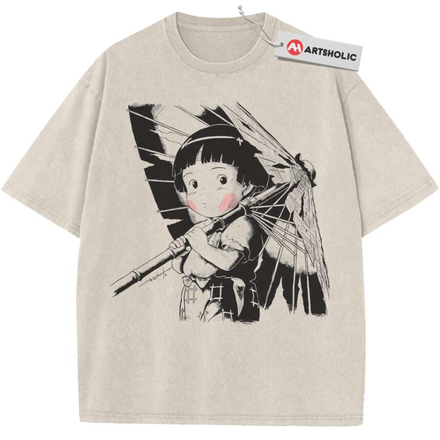 Alternative view of Grave of the Fireflies Shirt, Studio Ghibli Shirt, Anime Shirt, Vintage Tee