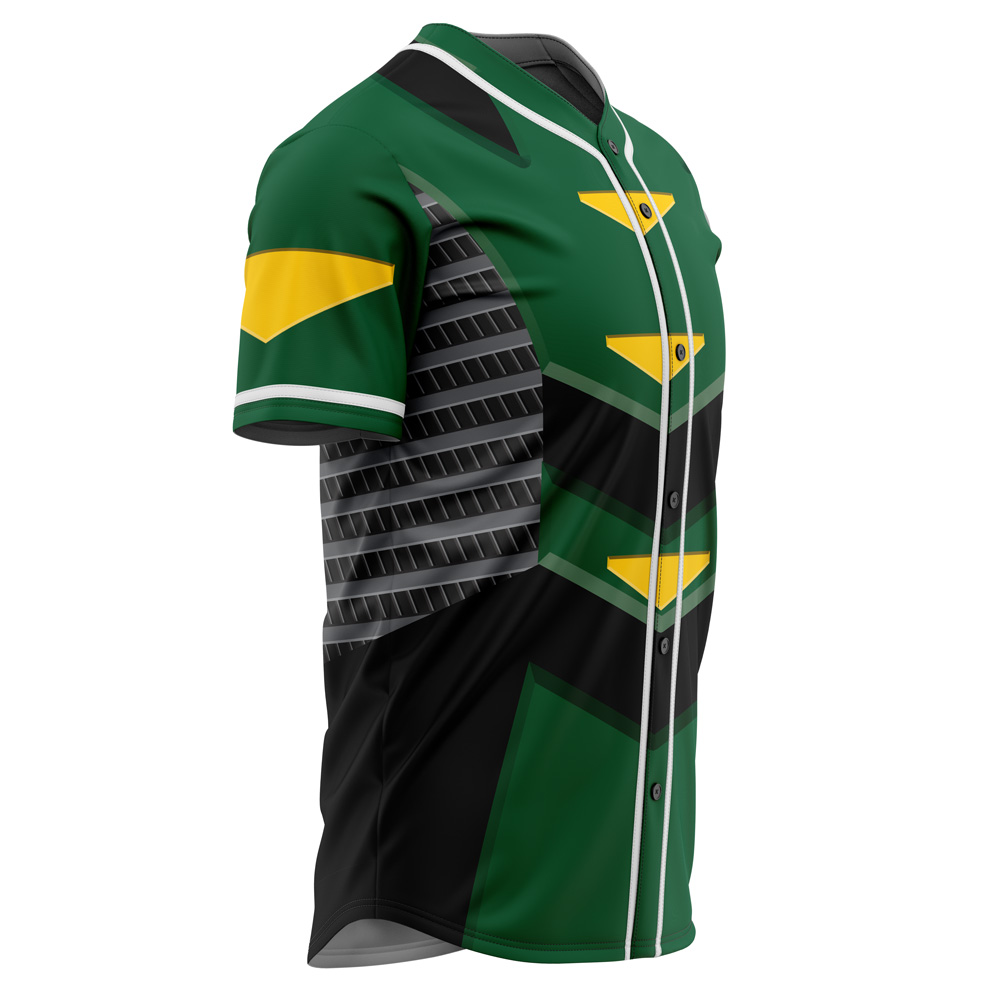 Alternative view of Green Arrow Cosplay DC Comics Custom Baseball Jersey - Otaku Hall