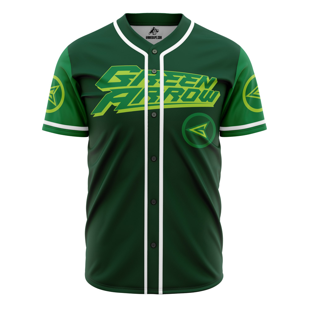 Green Arrow DC Comics Custom Baseball Jersey - Otaku Hall