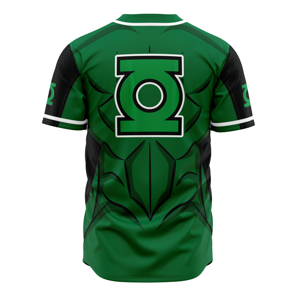 Alternative view of Green Lantern DC Comics Baseball Jersey