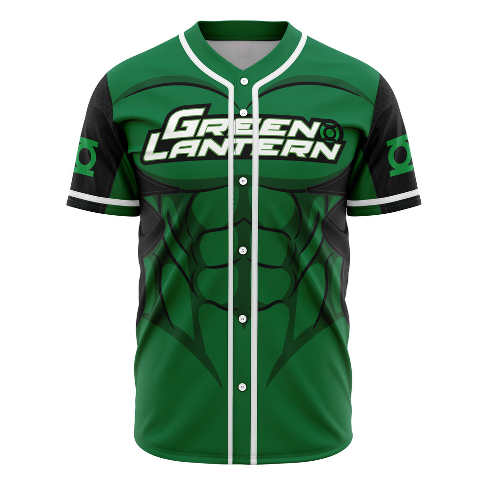 Green Lantern DC Comics Custom Baseball Jersey - Otaku Hall
