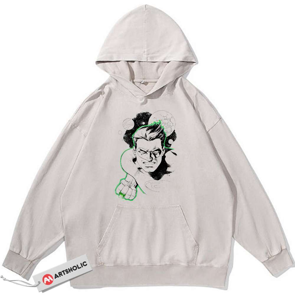 Green Lantern Hoodie, Vintage Hoodie