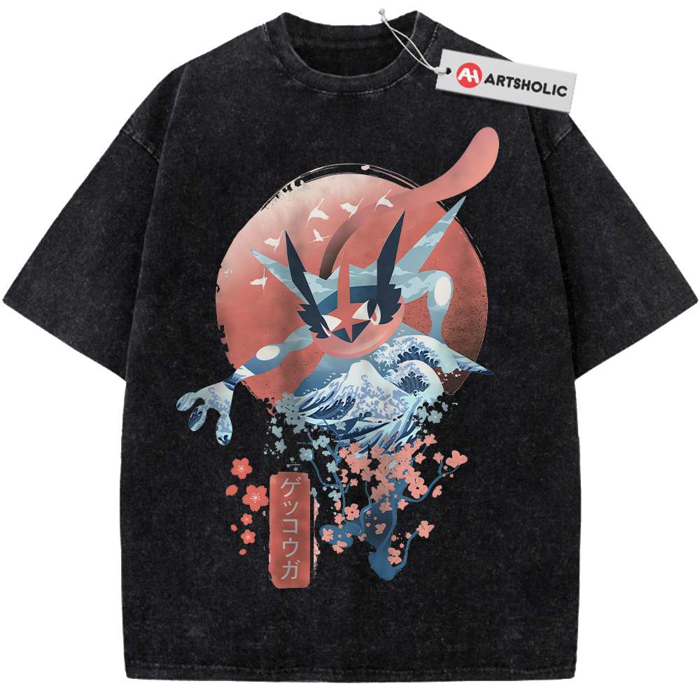 Alternative view of Greninja Shirt, Pokemon shirt, Anime Shirt, Vintage Tee