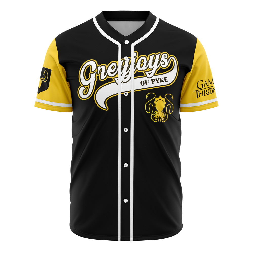 Greyjoys of Pyke Game of Thrones Custom Baseball Jersey - Otaku Hall