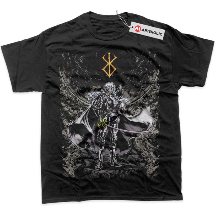 Alternative view of Griffith Shirt, Berserk Shirt, Anime Shirt, Graphic T-Shirt
