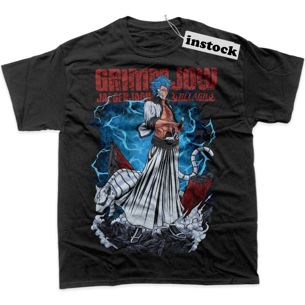 Grimmjow Jaegerjaquez Shirt, Bleach Shirt, Anime Shirt, Graphic T-Shirt