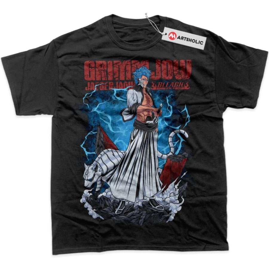 Alternative view of Grimmjow Jaegerjaquez Shirt, Bleach Shirt, Anime Shirt, Graphic T-Shirt