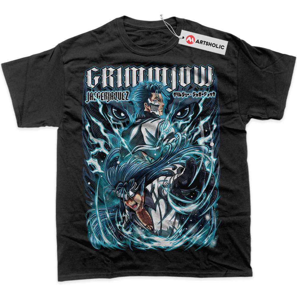 Alternative view of Grimmjow Jaegerjaquez Shirt, Bleach Shirt, Anime Shirt, Graphic Tee