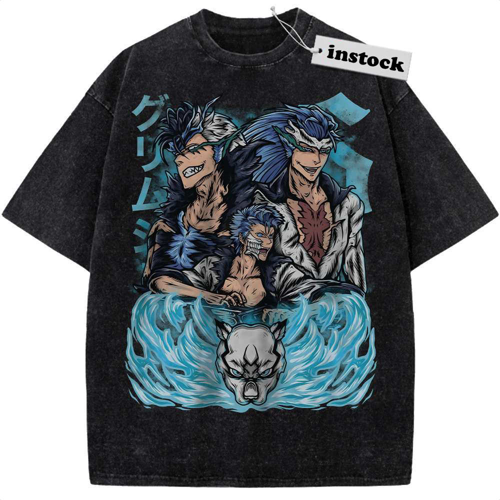 Grimmjow Jaegerjaquez Shirt, Bleach Shirt, Anime Shirt, Vintage T-Shirt
