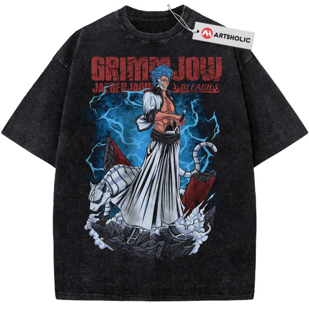 Grimmjow Jaegerjaquez Shirt, Bleach Shirt, Anime Shirt, Vintage T-Shirt