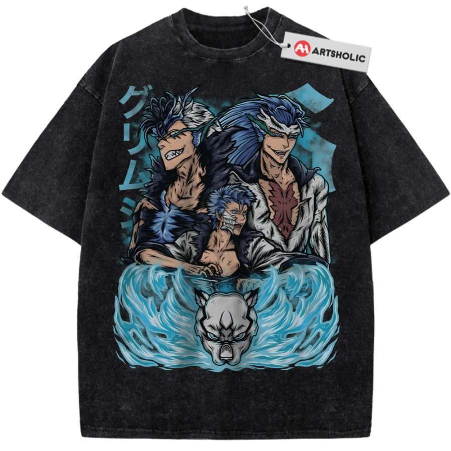Alternative view of Grimmjow Jaegerjaquez Shirt, Bleach Shirt, Anime Shirt, Vintage T-Shirt