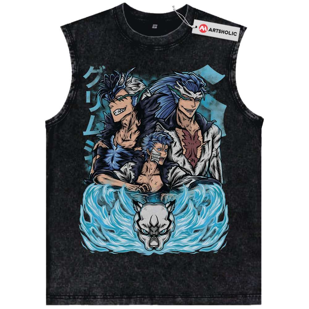 Grimmjow Jaegerjaquez Tank Top, Bleach Tank Top, Anime Tank Top, Vintage Tank Top