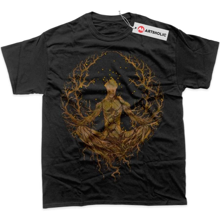 Alternative view of Groot Shirt, Marvel Comics Shirt, Graphic T-Shirt
