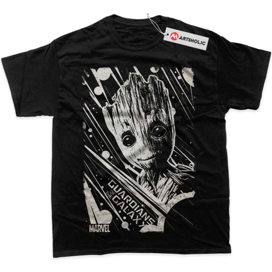 Alternative view of Groot Shirt, Marvel Comics Shirt, Graphic Tee