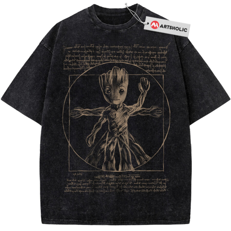 Alternative view of Groot Shirt, Marvel Comics Shirt, Vintage T-Shirt