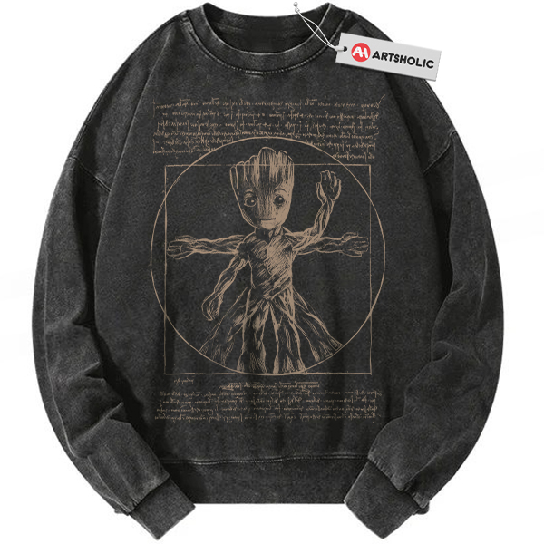 Groot Sweatshirt, Marvel Comics Sweatshirt, Vintage Sweatshirt