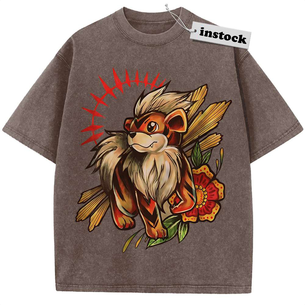 Growlithe Shirt, Pokemon shirt, Anime Shirt, Vintage T-Shirt