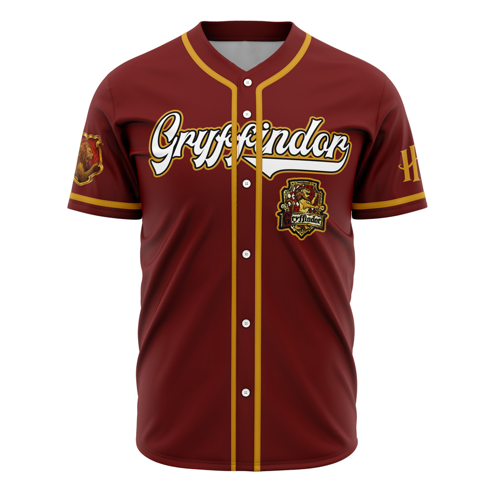 Gryffindor House Harry Potter Custom Baseball Jersey - Otaku Hall