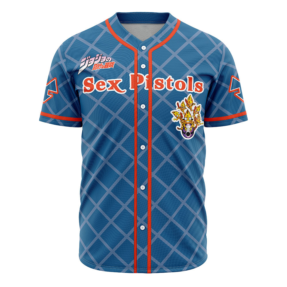 Guido Mista Six Bullets Jojo's Bizarre Adventure Custom Baseball Jersey - Otaku Hall