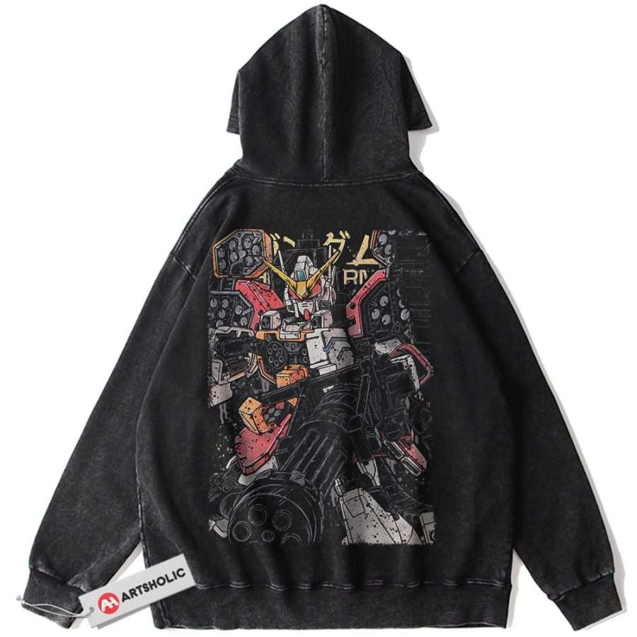 Alternative view of Gundam Hoodie, Anime Hoodie, Vintage Hoodie