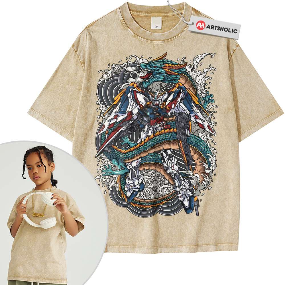 Alternative view of Gundam Shirt For Kids, Anime Shirt For Kids, Vintage T-Shirt For Kids