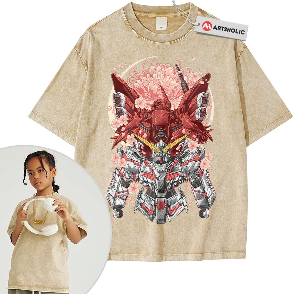 Alternative view of Gundam Shirt For Kids, Anime Shirt For Kids, Vintage Tee For Kids