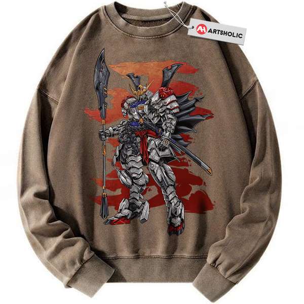 Alternative view of Gundam Sweatshirt, Anime Sweatshirt,Vintage Sweater