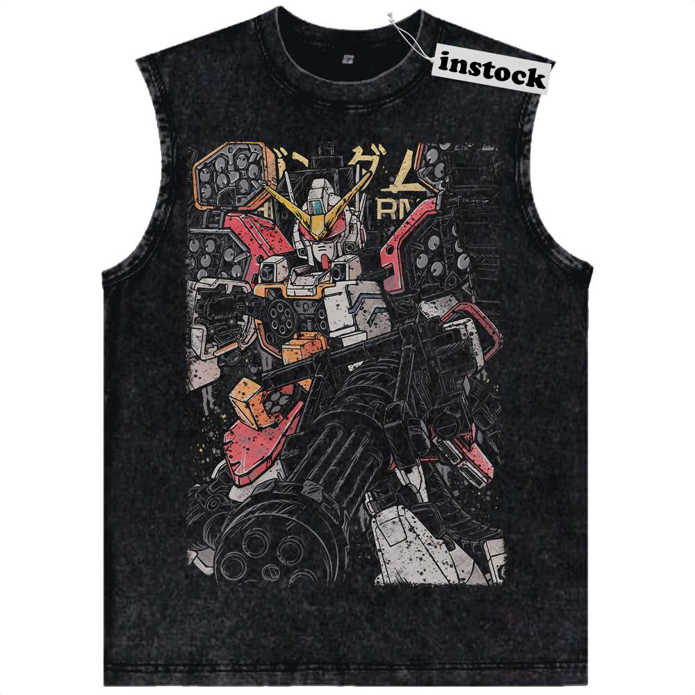 Gundam Tank Top, Anime Tank Top, Vintage Tank Top