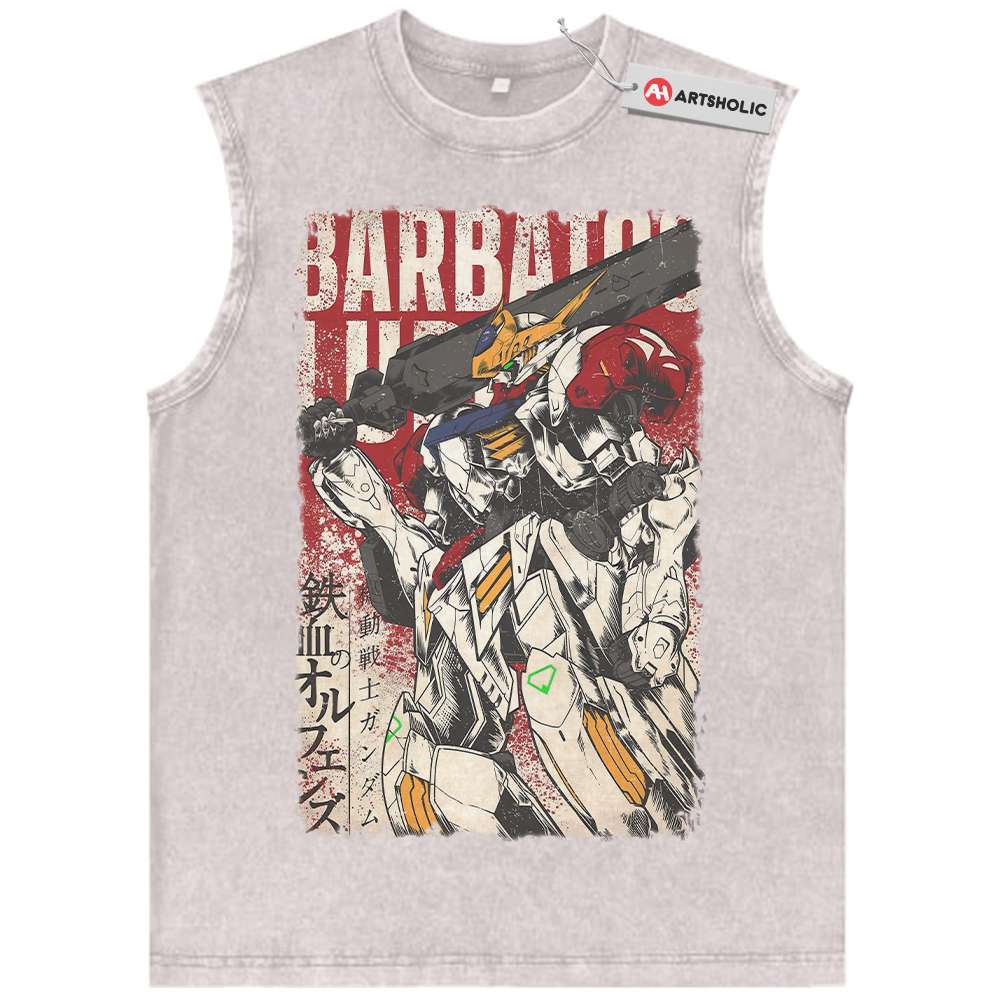 Alternative view of Gundam Tank Top, Anime Tank Top, Vintage Tank Top
