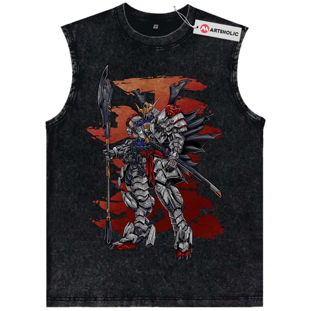 Alternative view of Gundam Tank Top, Anime Tank Top,Vintage Tank Top