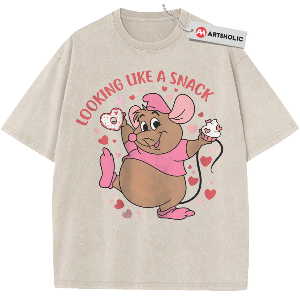 Gus Shirt, Cinderella Shirt, Valentine's Day Shirt, Animated Shirt, Vintage T-Shirt