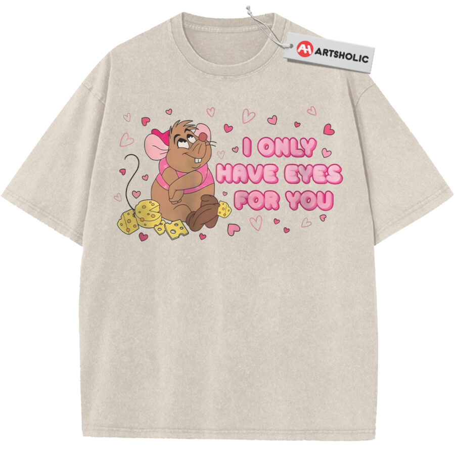 Alternative view of Gus Shirt, Cinderella Shirt, Valentine’s Day Shirt, Animated Shirt, Vintage T-Shirt