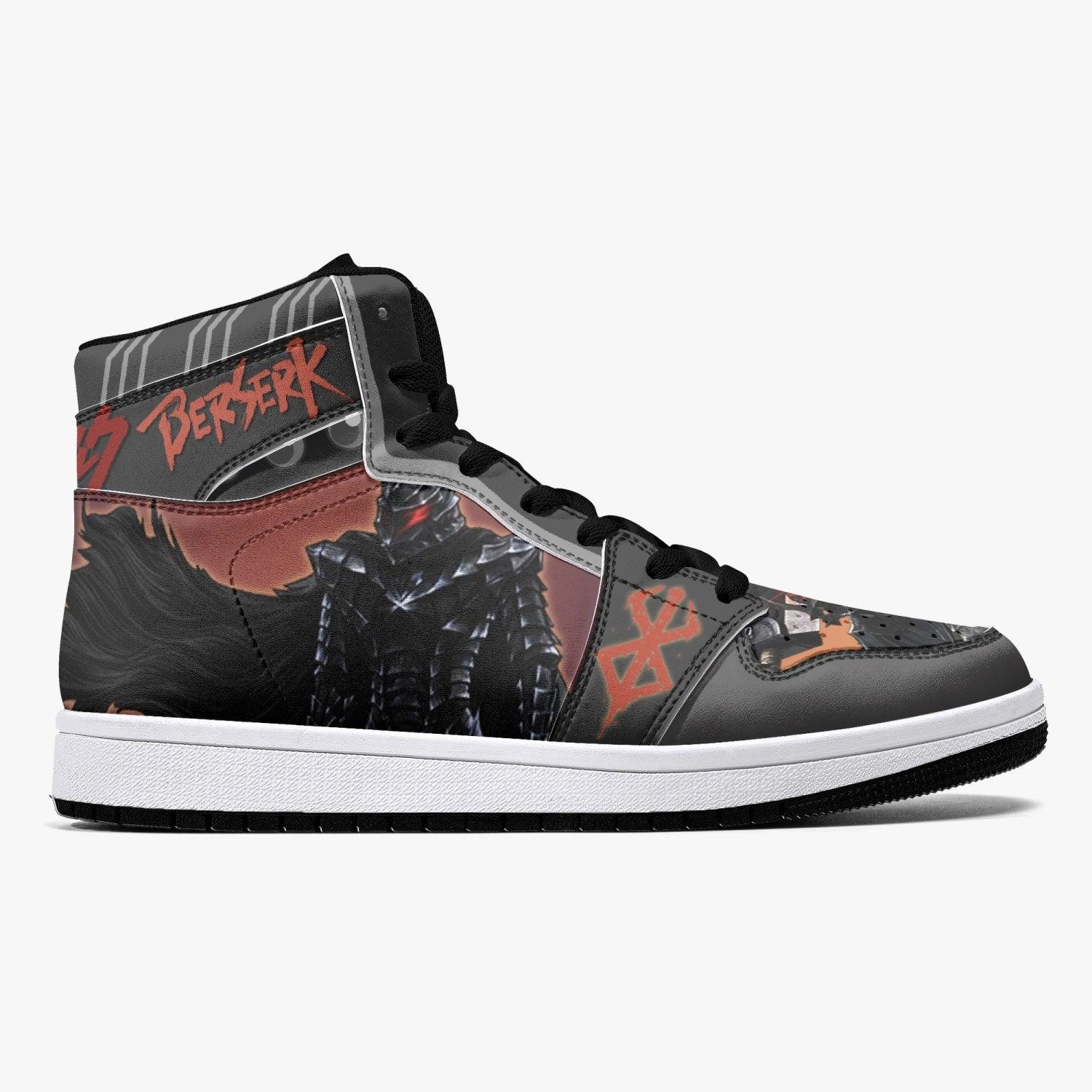 Alternative view of Guts Berserk Armor Berserk Custom Sneaker Mid 1 Basketball Shoes - Otaku Hall