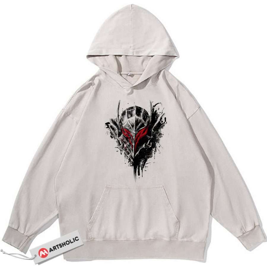 Alternative view of Guts Hoodie, Berserk Hoodie, Anime Hoodie, Vintage Hoodie