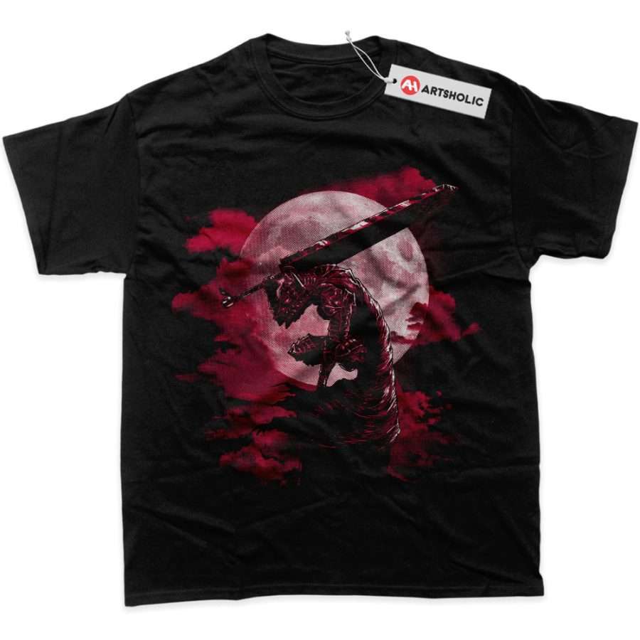 Alternative view of Guts Shirt, Berserk Shirt, Anime Shirt, Graphic T-Shirt