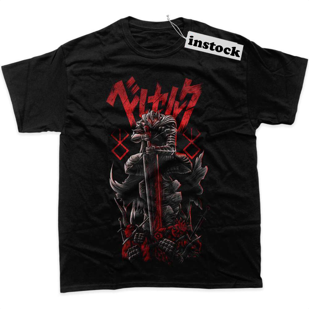 Guts Shirt, Berserk Shirt, Anime Shirt, Graphic T-Shirt