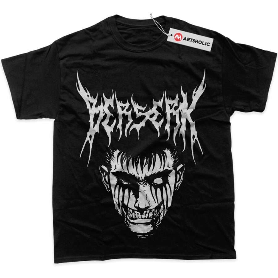 Alternative view of Guts Shirt, Berserk Shirt, Anime Shirt, Graphic T-Shirt